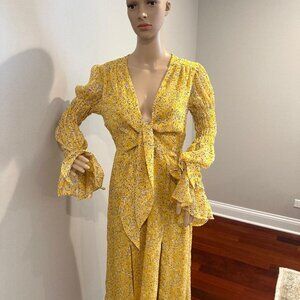 The East Order Yellow Dress Size Large